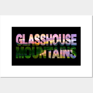 GLASS HOUSE MOUNTAINS - Sunshine Coast Sunset Posters and Art